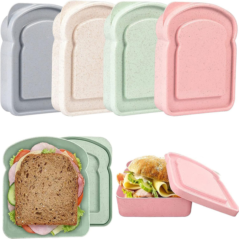 뚜껑이 있는 샌드위치 용기 도시락 토스트 보관 상자,  - Meal Prep Box 리뷰 및 가격