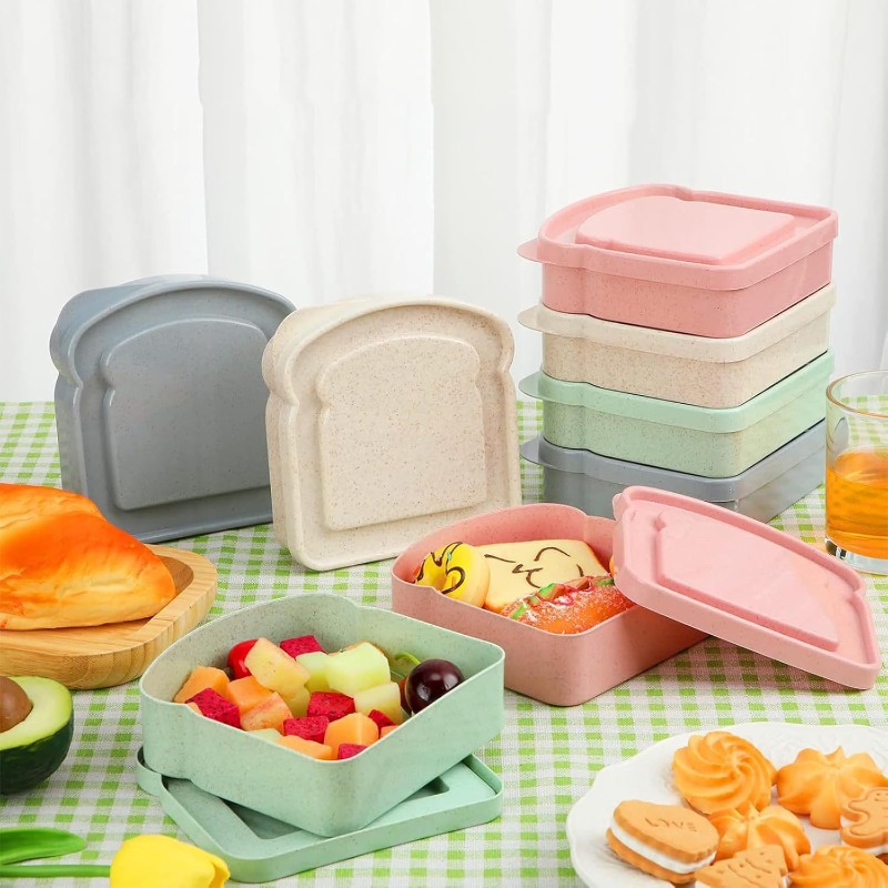 1/4개 샌드위치 용기 도시락 토스트 모양 음식 보관  - Meal Prep Box 리뷰 및 가격