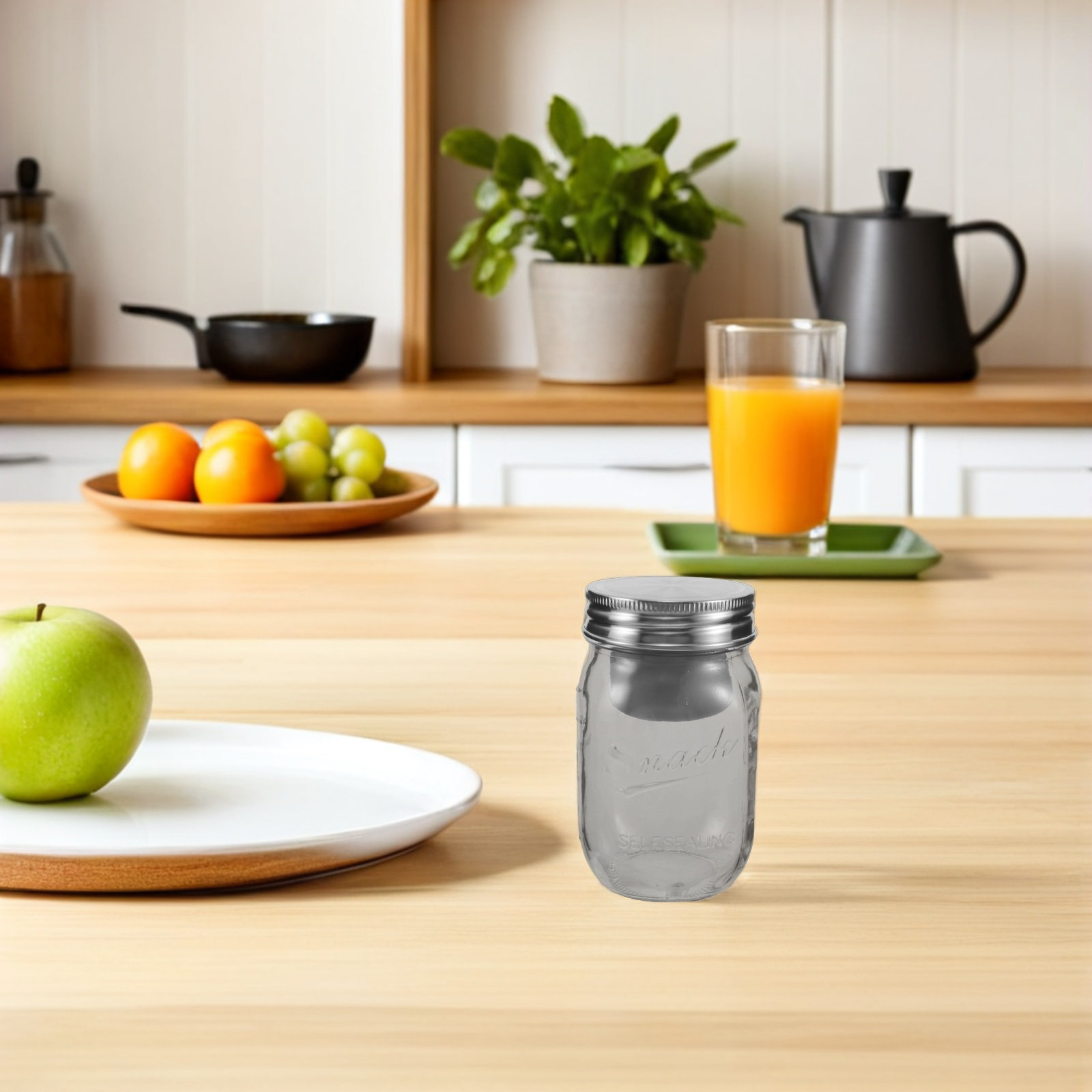 뚜껑이 있는 473ml 유리 샐러드 용기, 실리콘 소스 - Meal Prep Jars With Lids 리뷰 및 가격