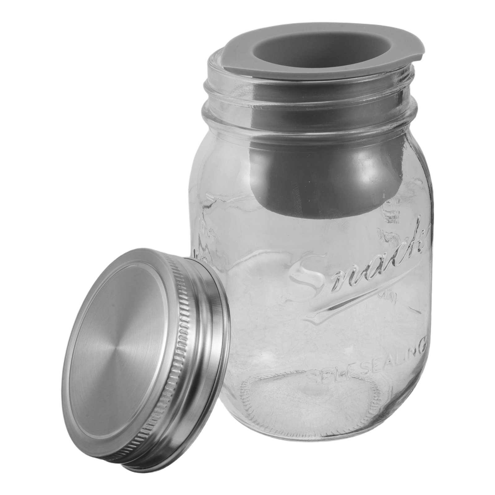 뚜껑이 있는 473ml 유리 샐러드 용기, 실리콘 소스 - Meal Prep Jars With Lids 리뷰 및 가격