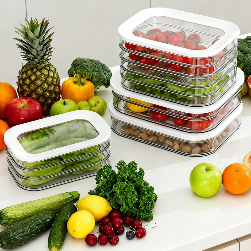냉장고용 고기 보관 용기, 베이컨, 점심 도시락 용기, - Meal Prep Jars With Lids 리뷰 및 가격