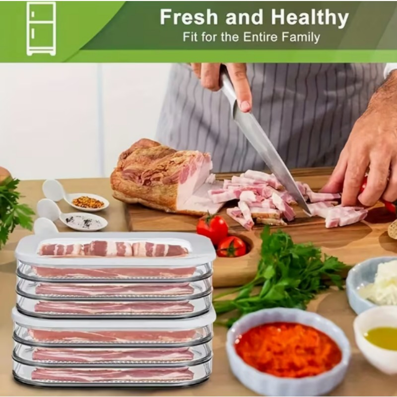 냉장고용 고기 보관 용기, 베이컨, 점심 도시락 용기, - Meal Prep Jars With Lids 리뷰 및 가격