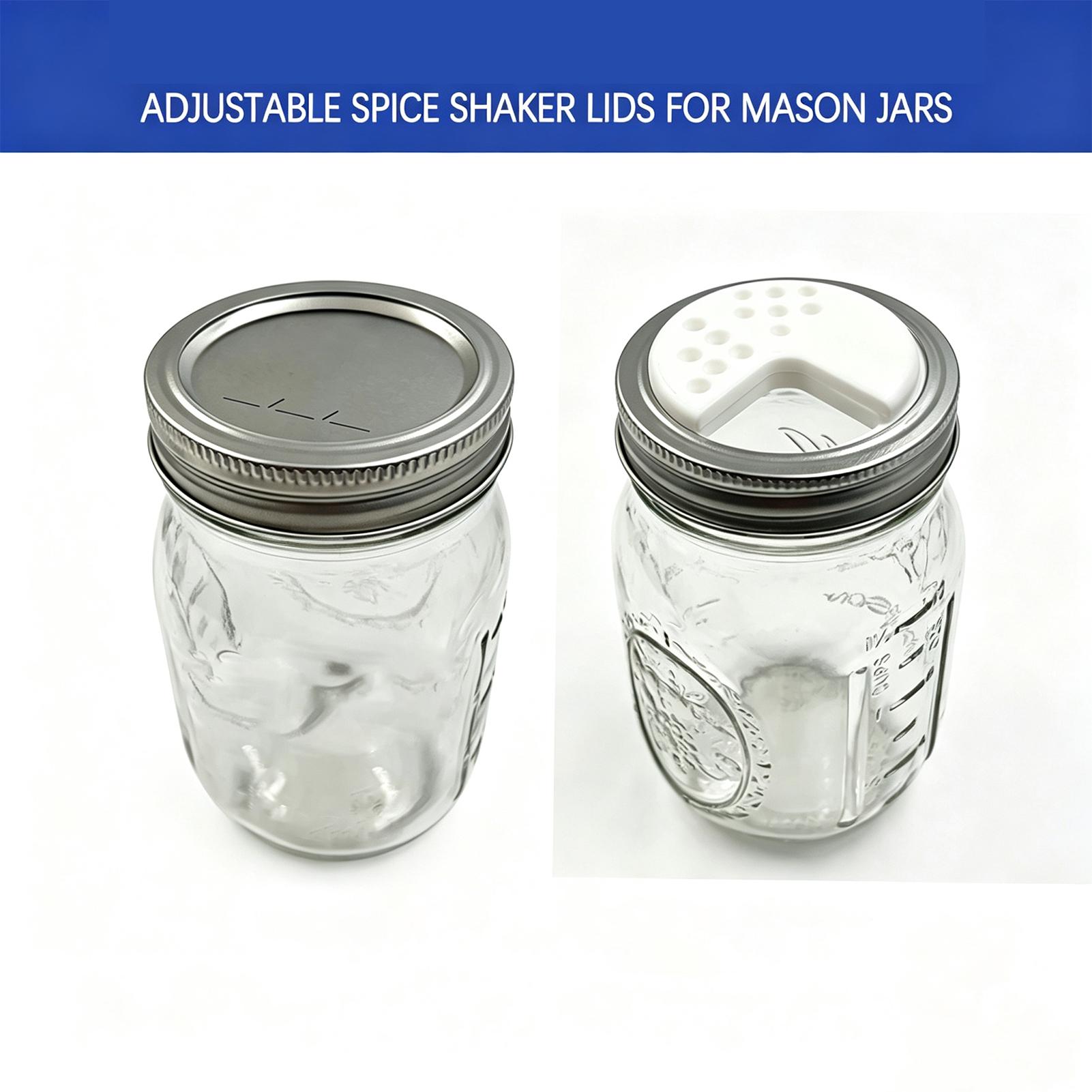 조리용 뚜껑 2개 세트, 높이 조절 가능한 양념통 뚜껑 - Meal Prep Jars With Lids 리뷰 및 가격
