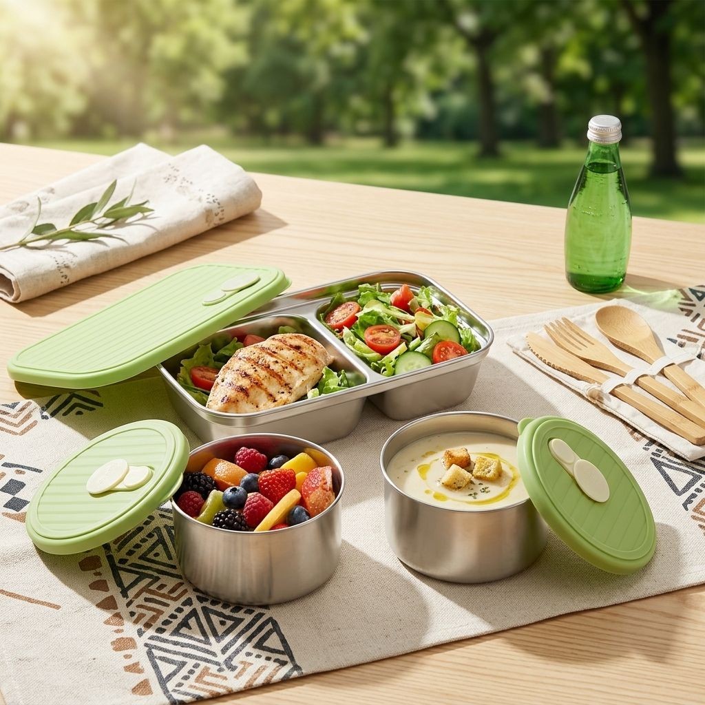 전자레인지 사용 가능 304 스테인리스 도시락 세트 성 - Meal Prep Meal Ideas 리뷰 및 가격