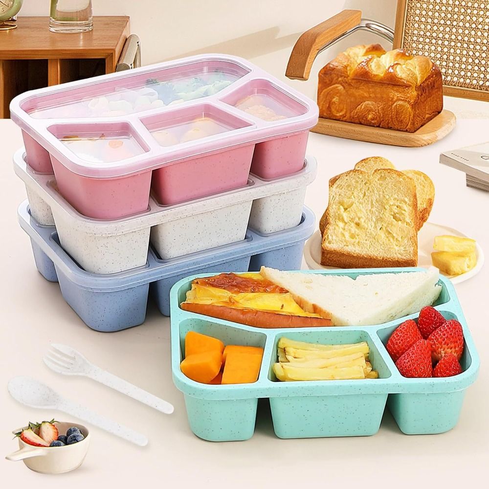 재사용 가능한 뚜껑 쌓을 수 있는 어린이 도시락 상자, - Meal Prep Meal Ideas 리뷰 및 가격