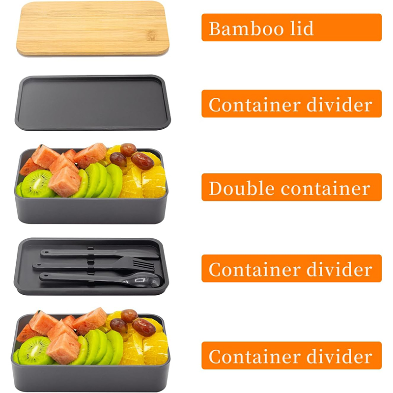 일본식 도시락 상자 대나무 뚜껑 포함 적층형 도시락 용 - Meal Prep Japanese 리뷰 및 가격