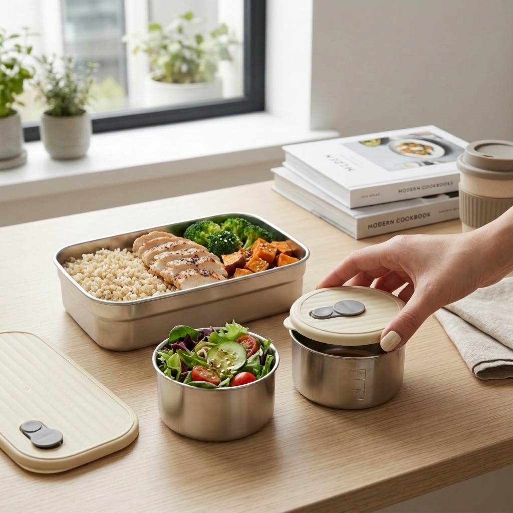 전자레인지 사용 가능 304 스테인리스 도시락 세트 3 - Meal Prep Meal Ideas 리뷰 및 가격