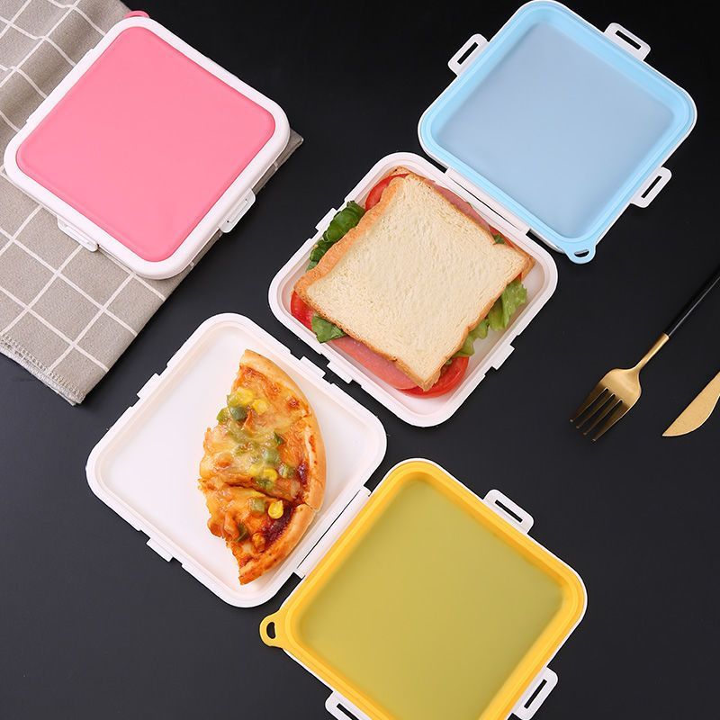 휴대용 샌드위치 보관함 1개, 실리콘 재질의 재사용 가 - Meal Prep Box 리뷰 및 가격