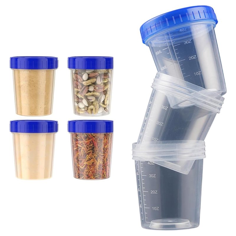 EYFL-조미료, 소스, 간식 보관용 다용도 120ml - Meal Prep Jars With Lids 리뷰 및 가격