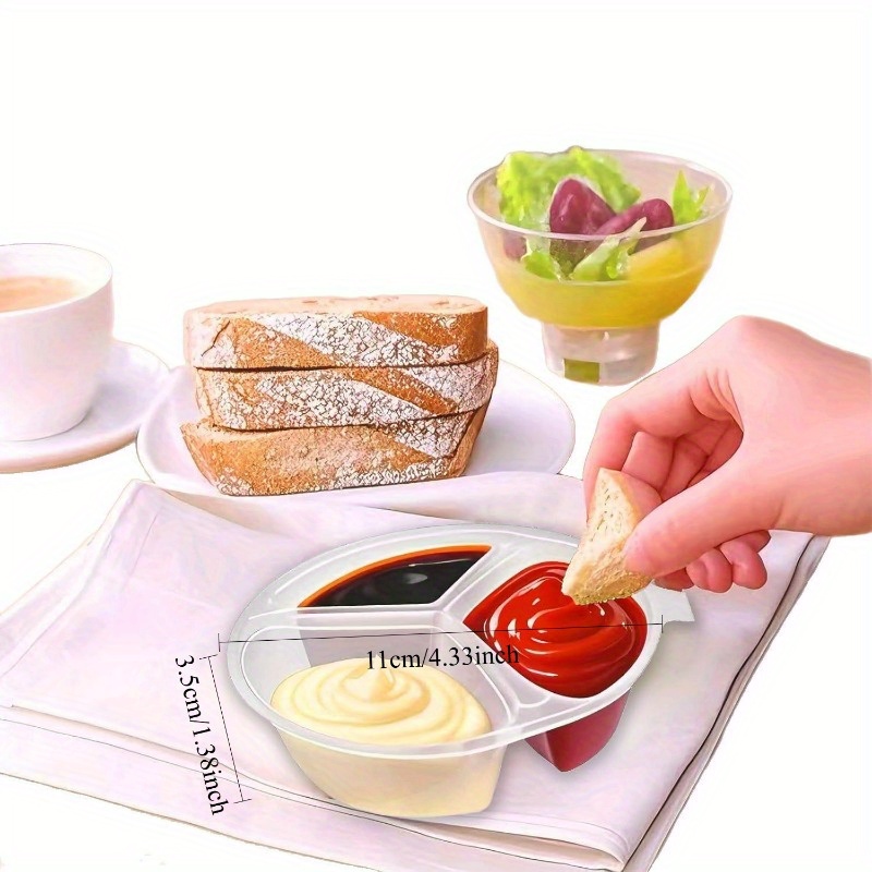 뚜껑이 있는 3칸 일회용 식품 용기 - 식사 준비, 피 - Meal Prep Jars With Lids 리뷰 및 가격