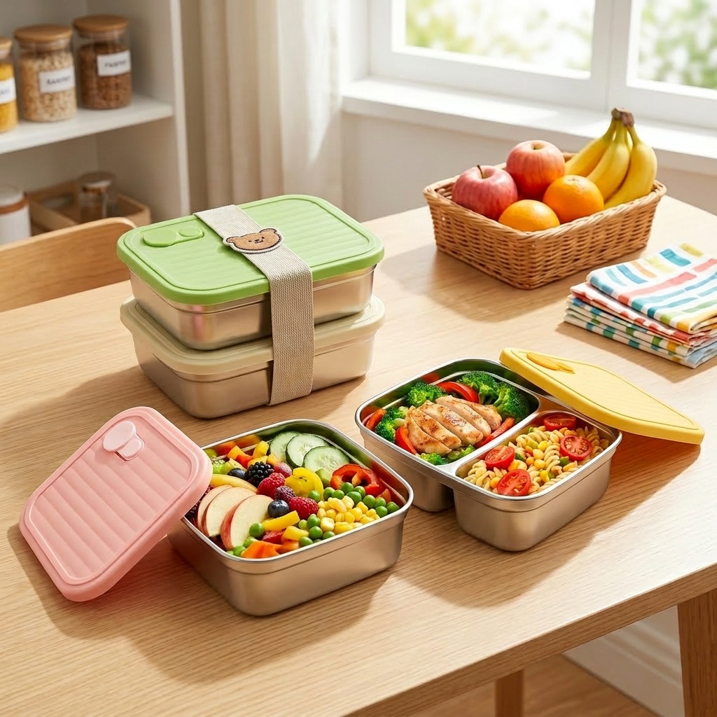 전자레인지용 304 스테인리스 도시락 1/2칸 식사 준 - Meal Prep Meal Ideas 리뷰 및 가격