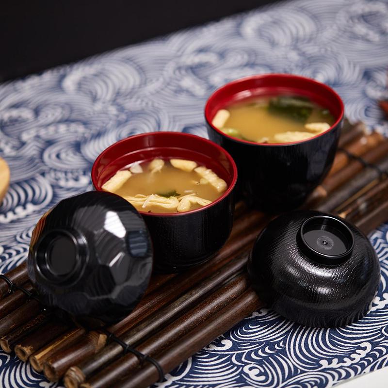 2톤 미소국 그릇(뚜껑 포함) 일본식 투톤 밥그릇 휴대 - Meal Prep Japanese 리뷰 및 가격